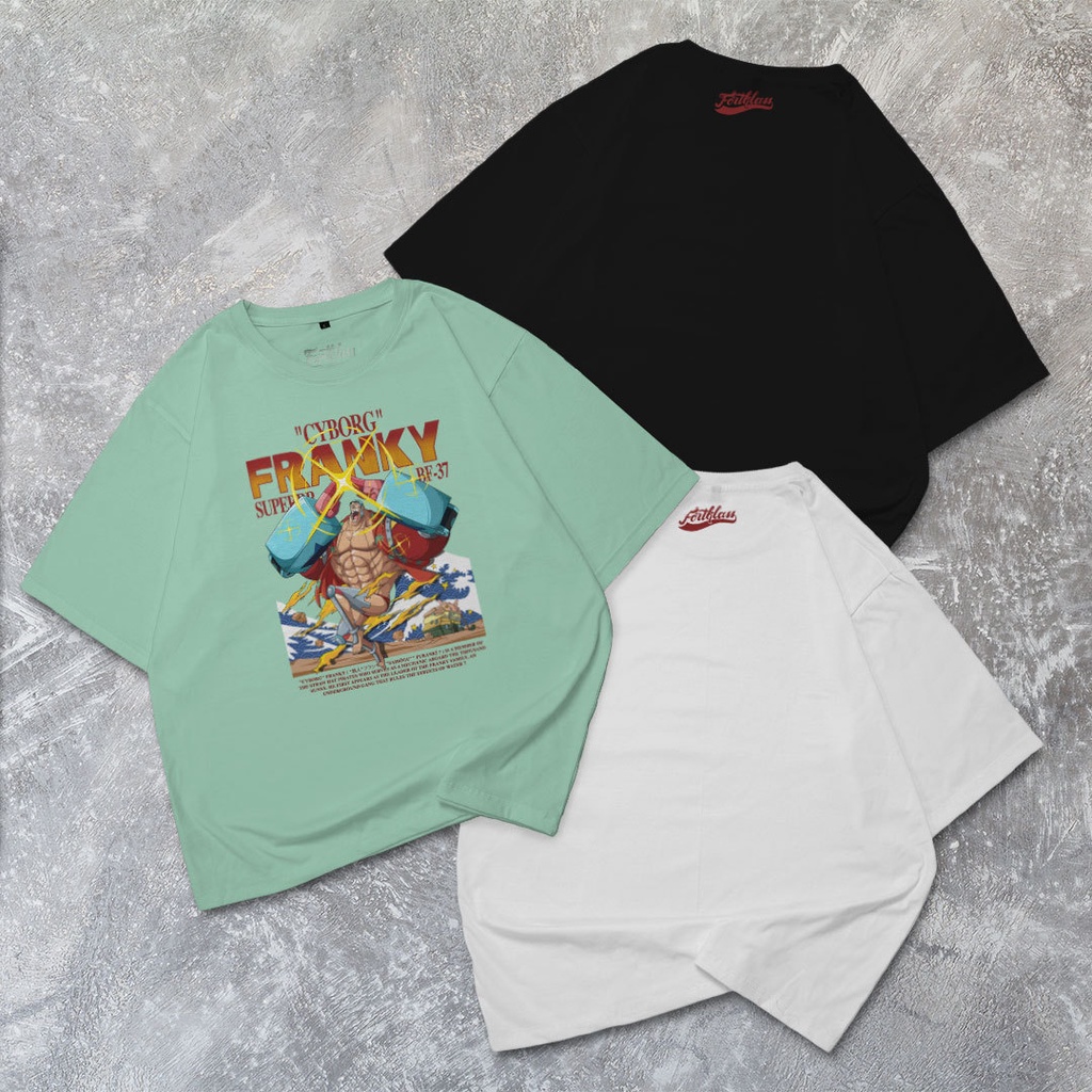 HipNop  Kaos Oversize FRANKY T-Shirt Cowok Premium