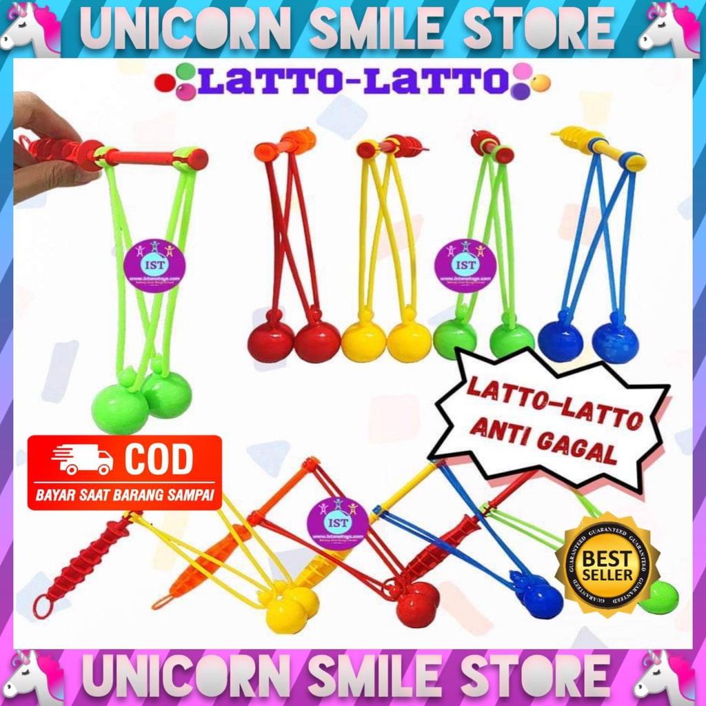 MAINAN ANAK LATTO LATTO STICK GAGANG / MAINAN ANAK JADUL LATO LATO TOK TOK ANTI GAGAL PROMO TERMURAH