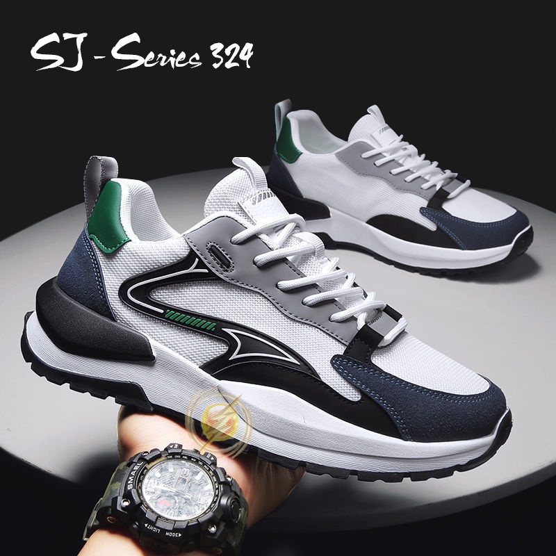 [OOS] Sepatu Sneakers Pria Casual Santai Buat Nongkrong Kualitas Import Premium -324