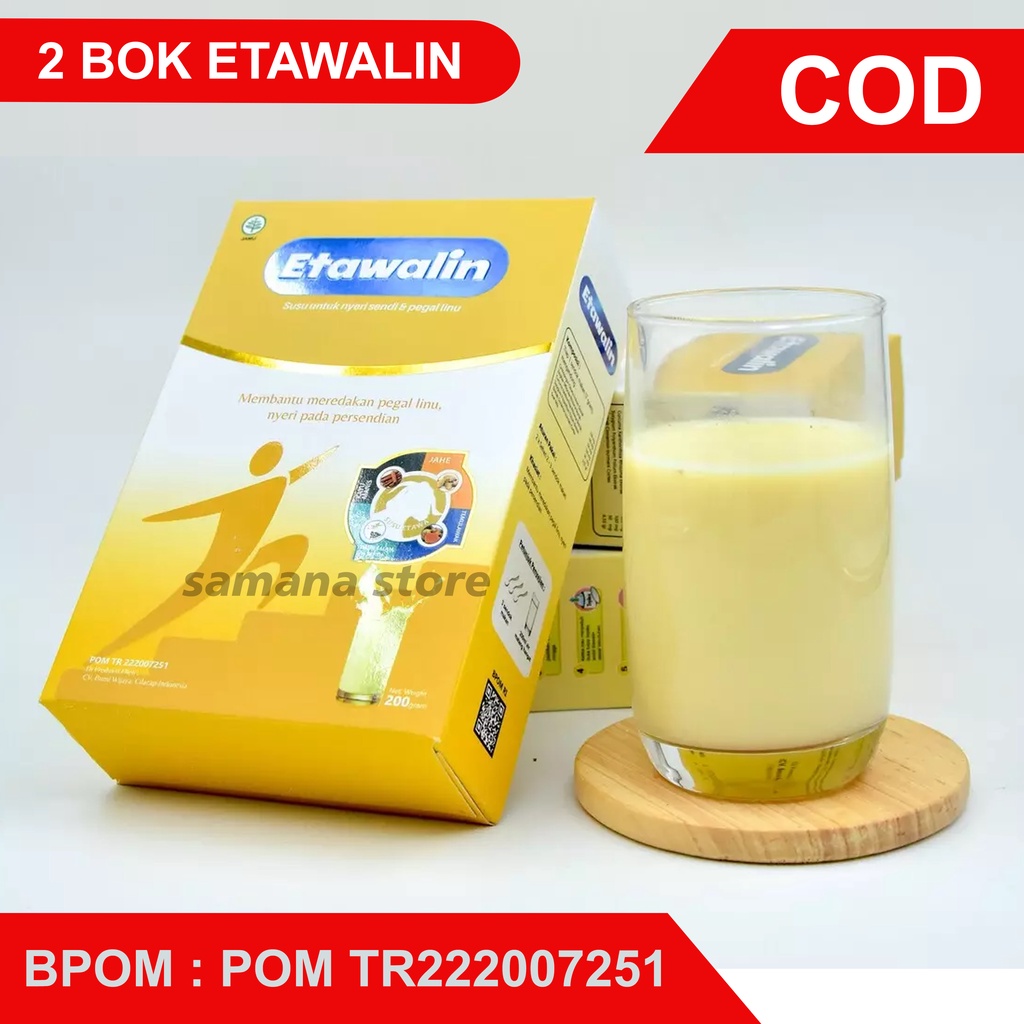 

COD 2 BOK ETAWALIN ORIGINAL | Susu Kambing Etawa Tingkatkan Kepadatan Tulang Isi 200gram