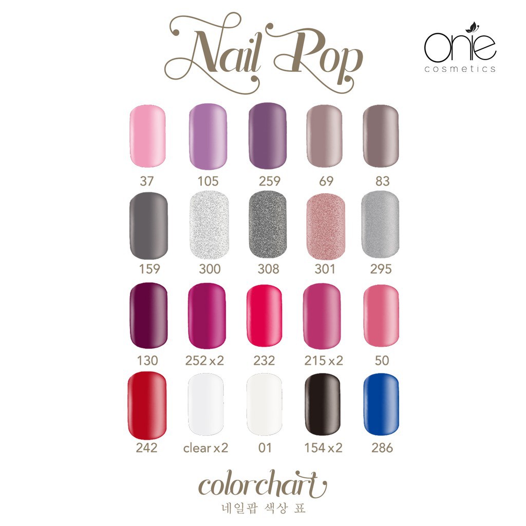 Onie Nail Pop (Satuan / Ecer) - Kutek / Cat kuku