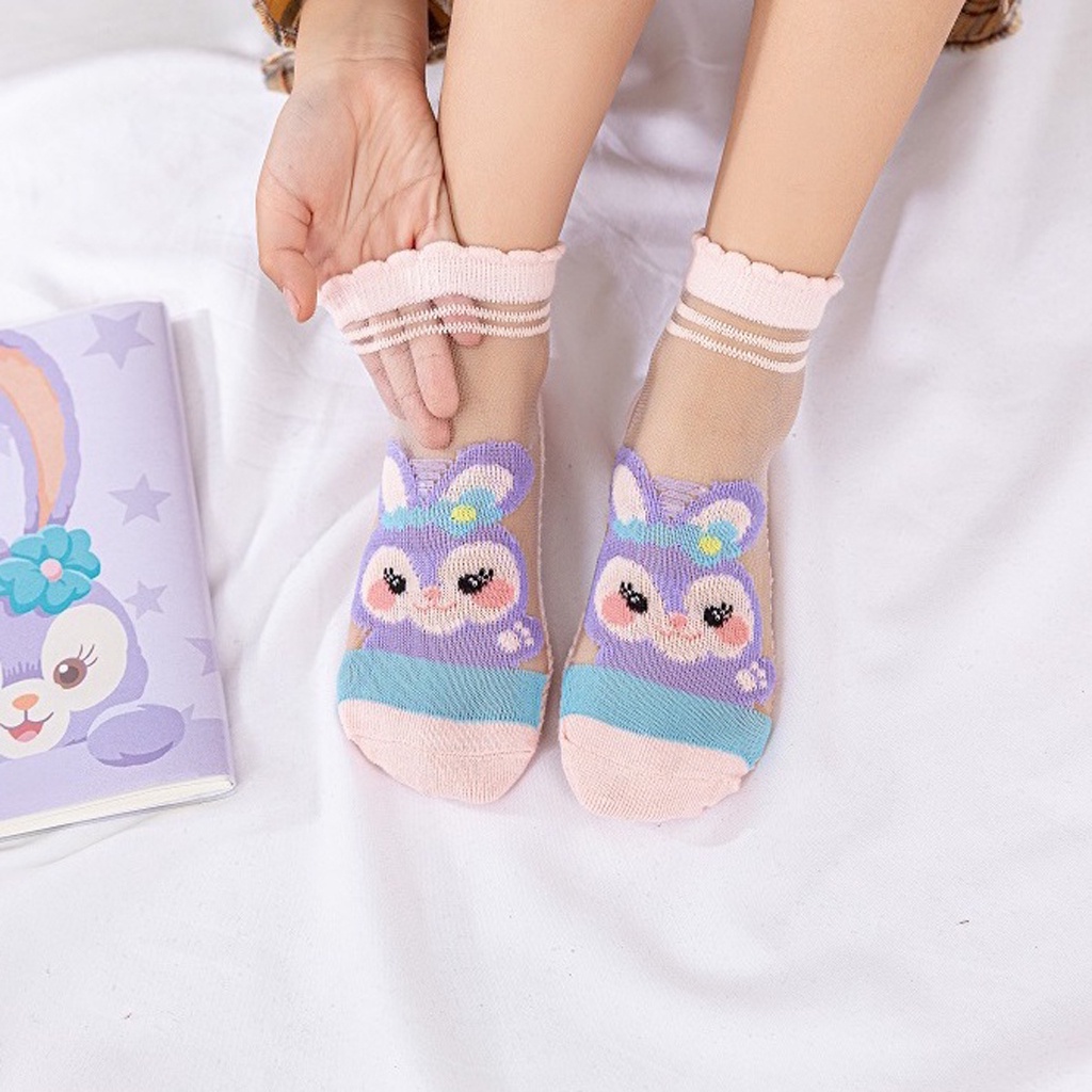 MurmerOfficial Kaos Kaki Anak Motif Rabbit Kaus Kaki Bayi Kelinci Lucu KK049