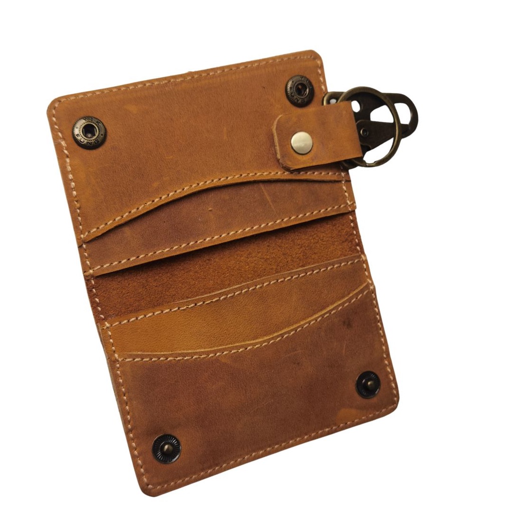 Cedro Leather Dompet Gantungan Kunci stnk Tipe Rossi