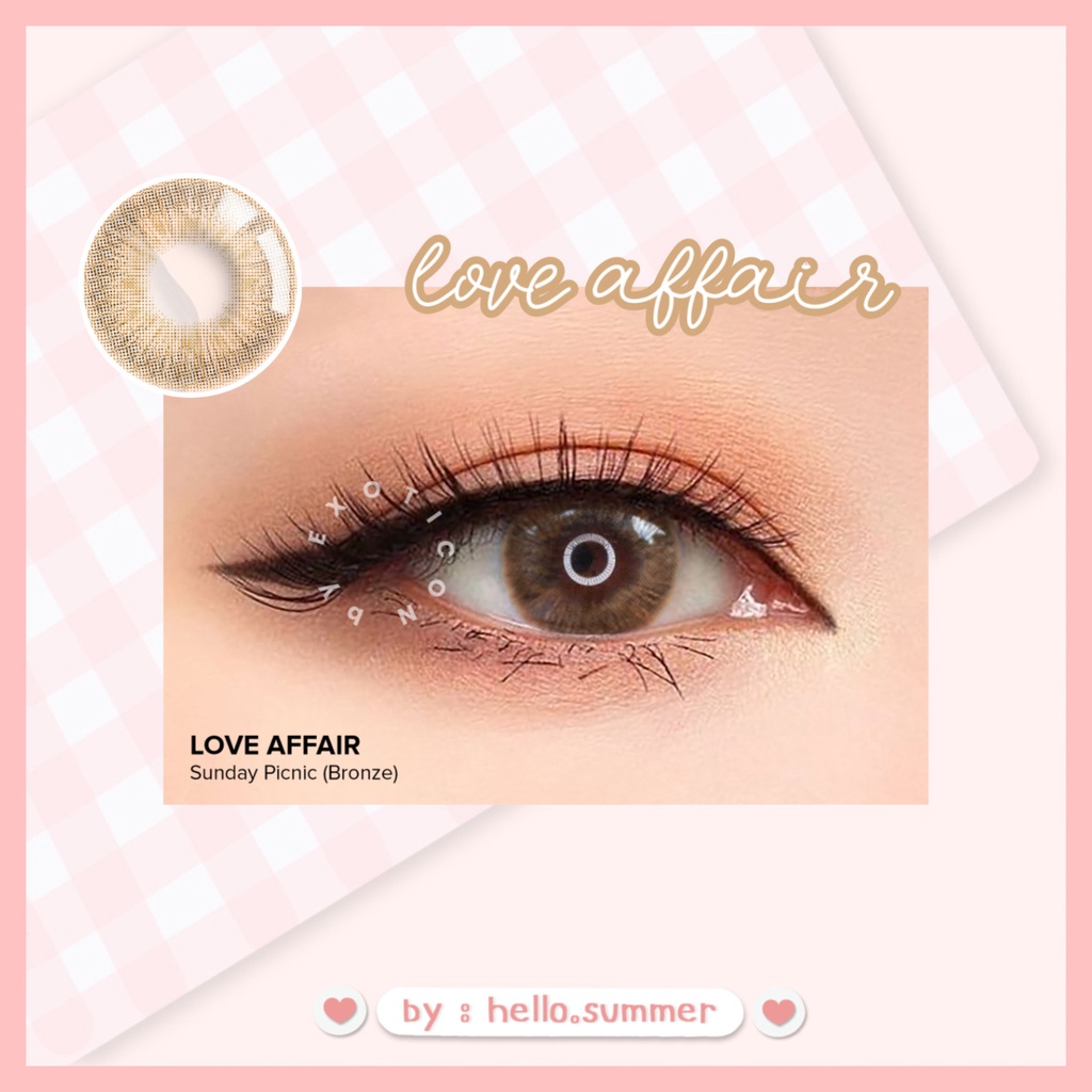 LOVE AFFAIR NORMAL Korean Softlens Natural Look 14.2mm by Exoticon