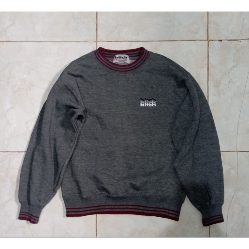 bitch skateboards crewneck sweater