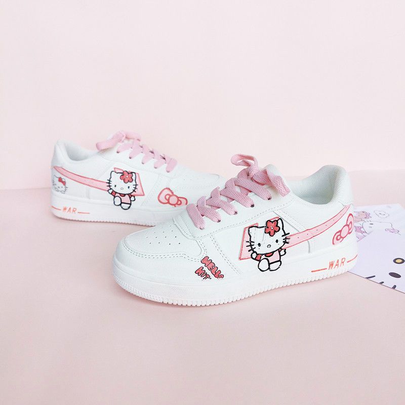 DS Kids - Sepatu Sneakers Anak Perempuan Lucu Hello Kitty B-07