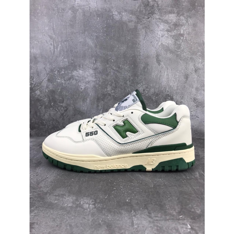 New Balance 550 White Green - BB550ALD, 100% Real Pic.