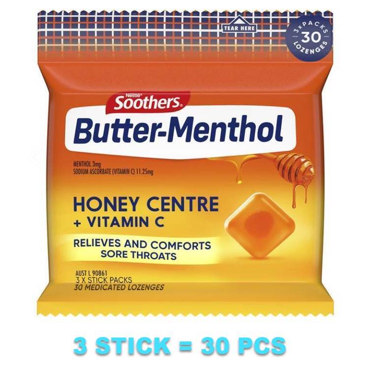 Allens Buttermenthol 3x10 Lozenge Multipack