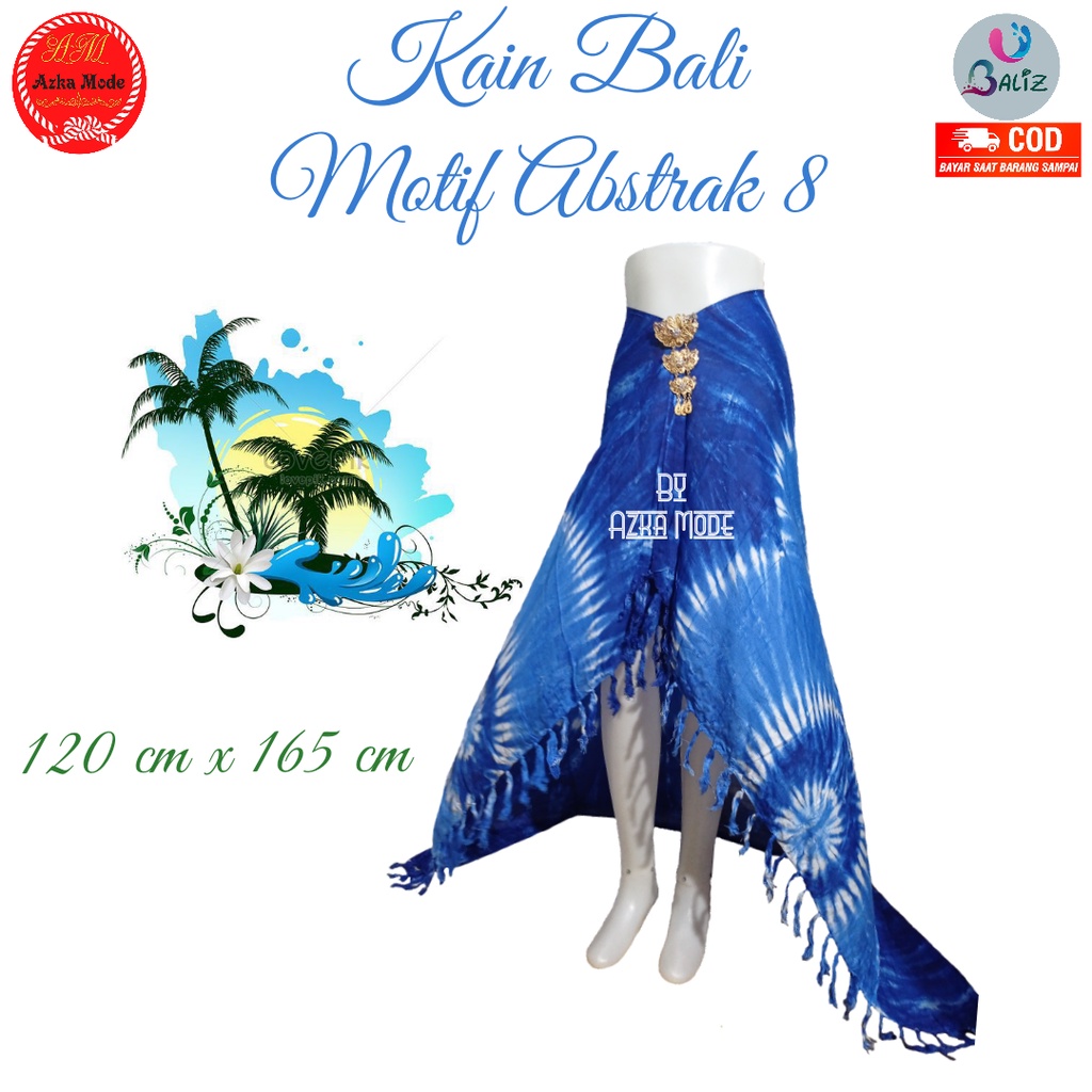 Kain Pantai Kain Bali Pantai - Kain Bali Motif Abstrak 8. rumbai Standar - Sarung Pantai SEMBILAN MODE - Sarung Bali - Kain Pantai - Kain Katun Jepang - Kain Untuk Hiasan Dinding - Kain Untuk Plafon Mobil Truk Dan Mobil 3/4 Lainnya