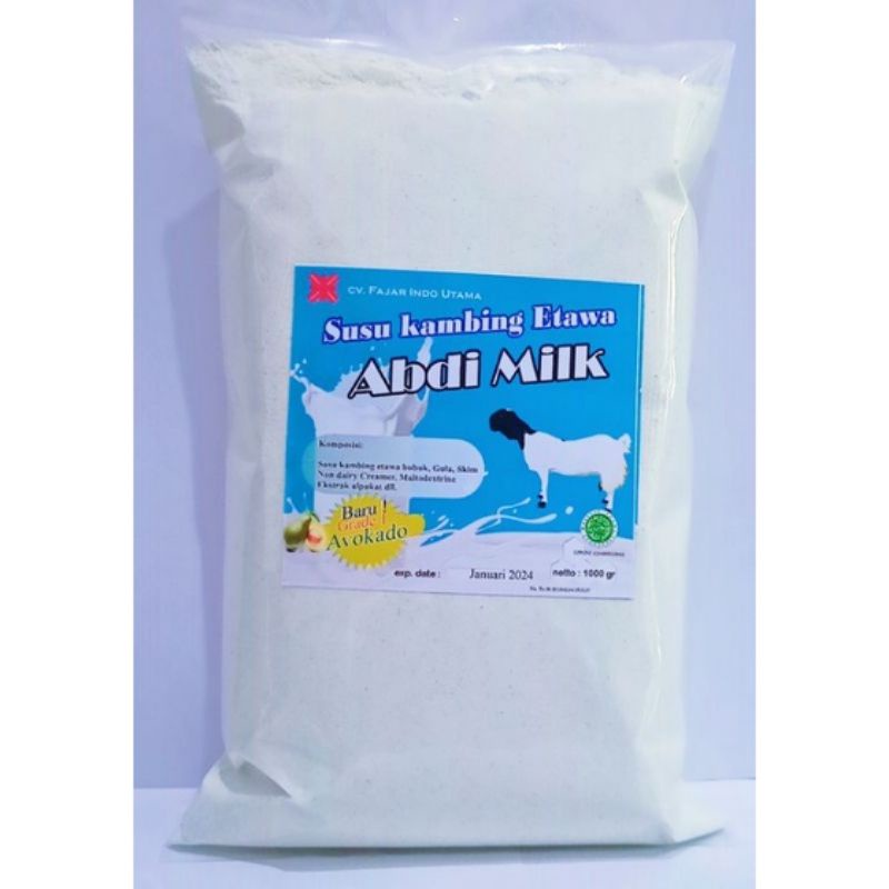 

Susu Kambing Etawa Grade 1 Rasa Avocado isi 1kg
