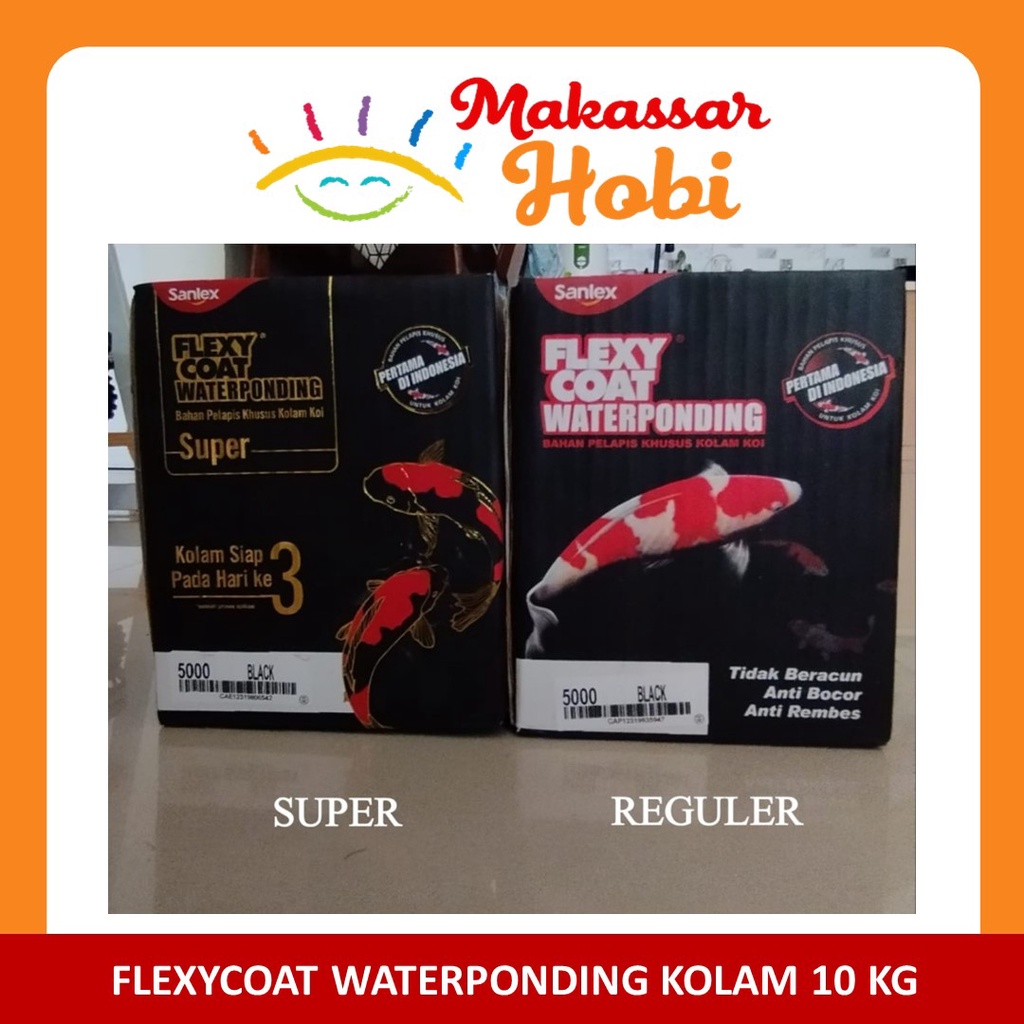 Cat Kolam Ikan Koi Hias Flexy Coat Flexycoat Waterponding 10kg 10 kg