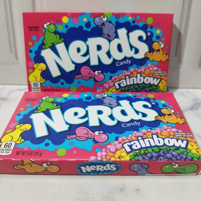 

PERMEN IMPORT NERDS CANDY RAINBOW 141g USA