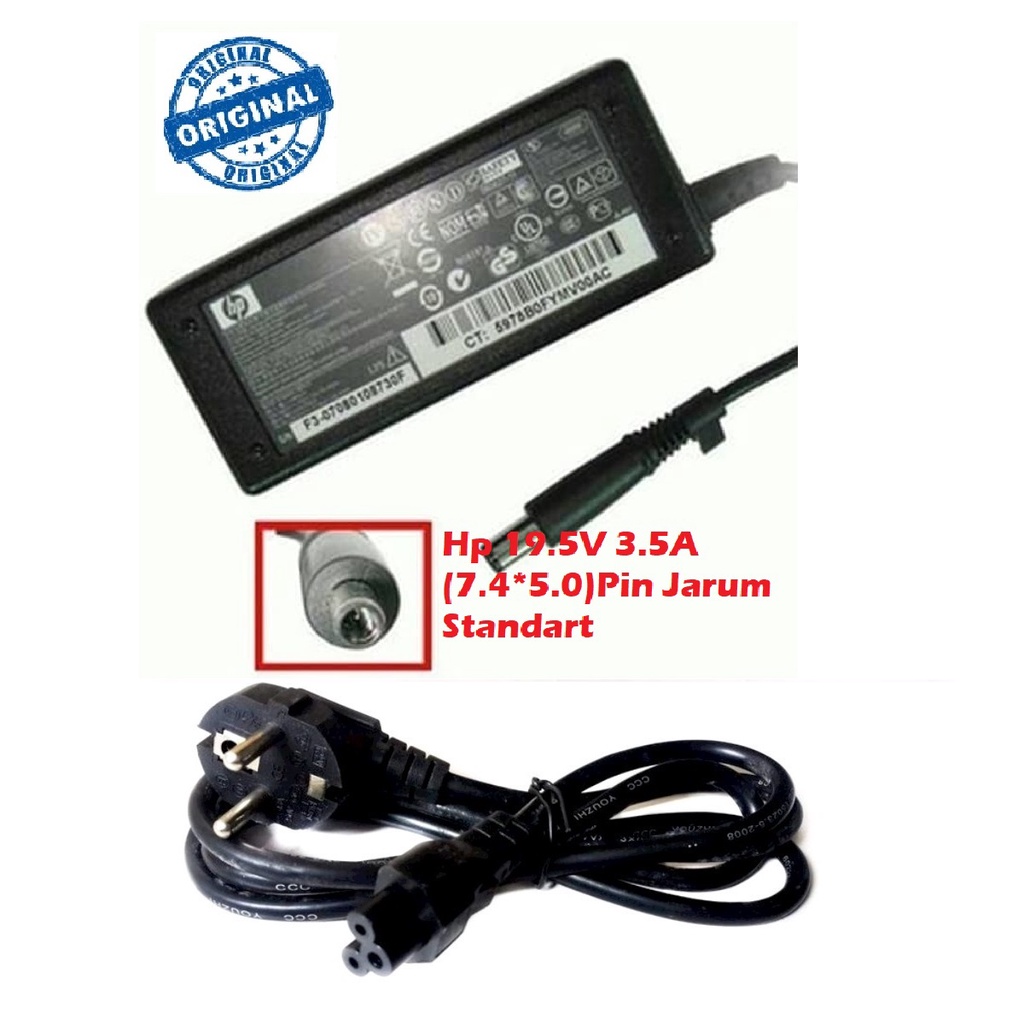 ORIGINAL ADAPTOR  HP 19.5V 3.5A (7.4x5.0MM) PIN CQ41 CQ42 CQ43 CQ45 HP AIO PC ALL-IN-ONE ORIGINAL