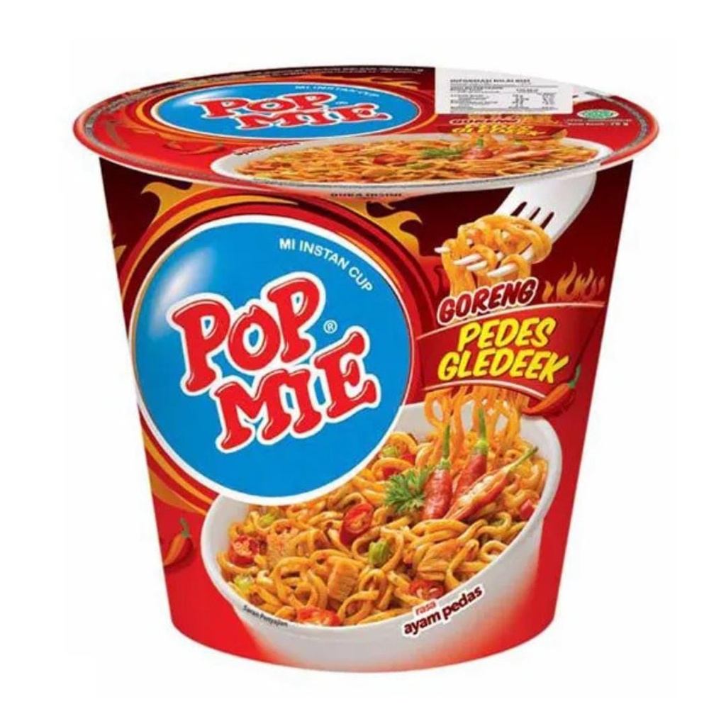 

Pop Mie Goreng Pedas Gledek 75g