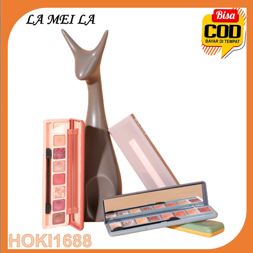 LAMEILA 3051 SOFT EYESHADOW LASTING MAKEUP 8 COLORS|MAKE UP|RIASAN MATA|EYE SHADOW