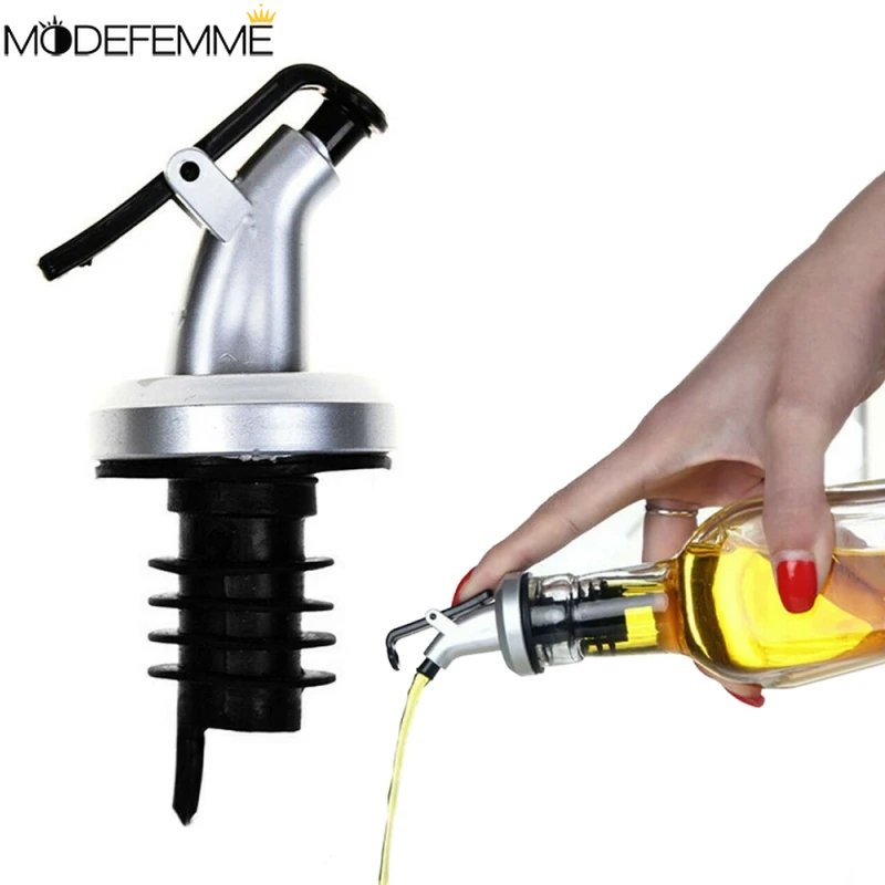 Wine Stopper Oil Vinegar Bottle Stopper Spout Nozzle Anti Bocor Dispenser Wine Dispenser Olive Oil Pourers Sprayer Nozzle Anti Bocor Tutup Botol Minyak Aksesoris Bar Dapur