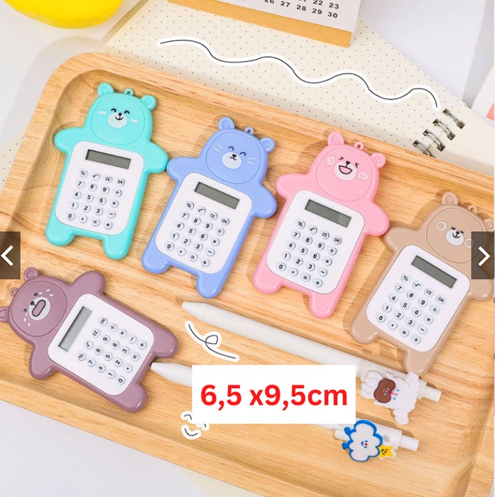 Kalkulator Mini Lucu Kecil Saku Calculator Karakter Korea Portable