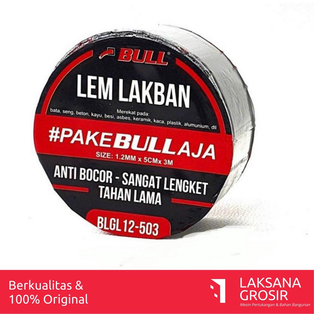 Lem Lakban Tambal Anti Bocor Bull BLGL 12 503