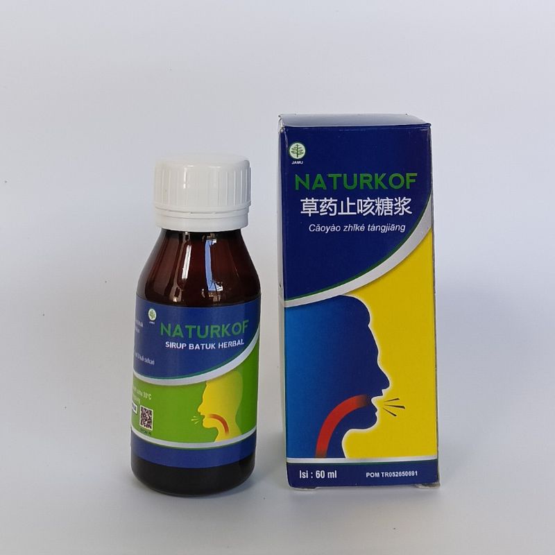 

NATURKOF 60ml Sirup Batuk & pelega tenggorokan