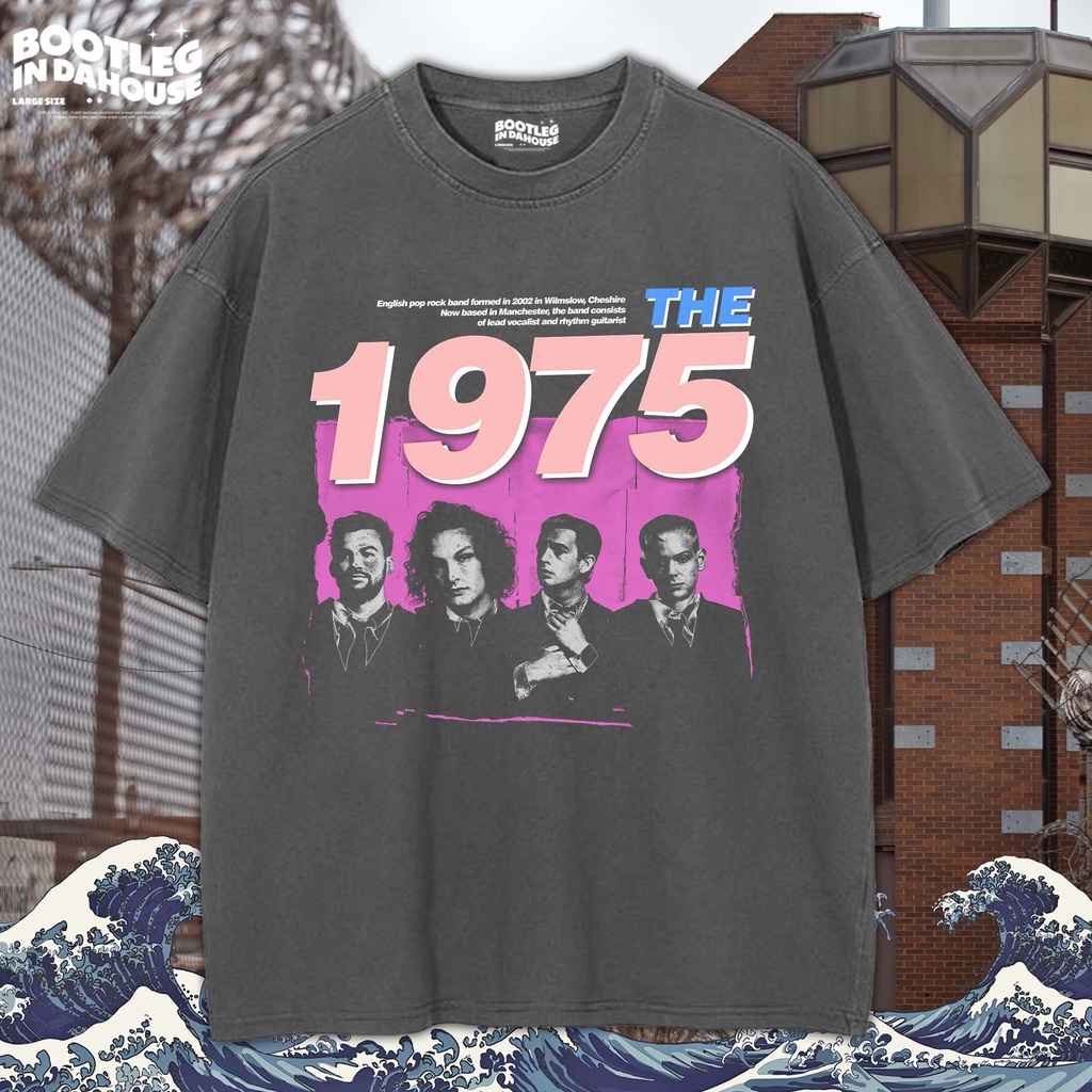 THE 1975 Oversize T-shirt - Baju Band The 1975 Oversize