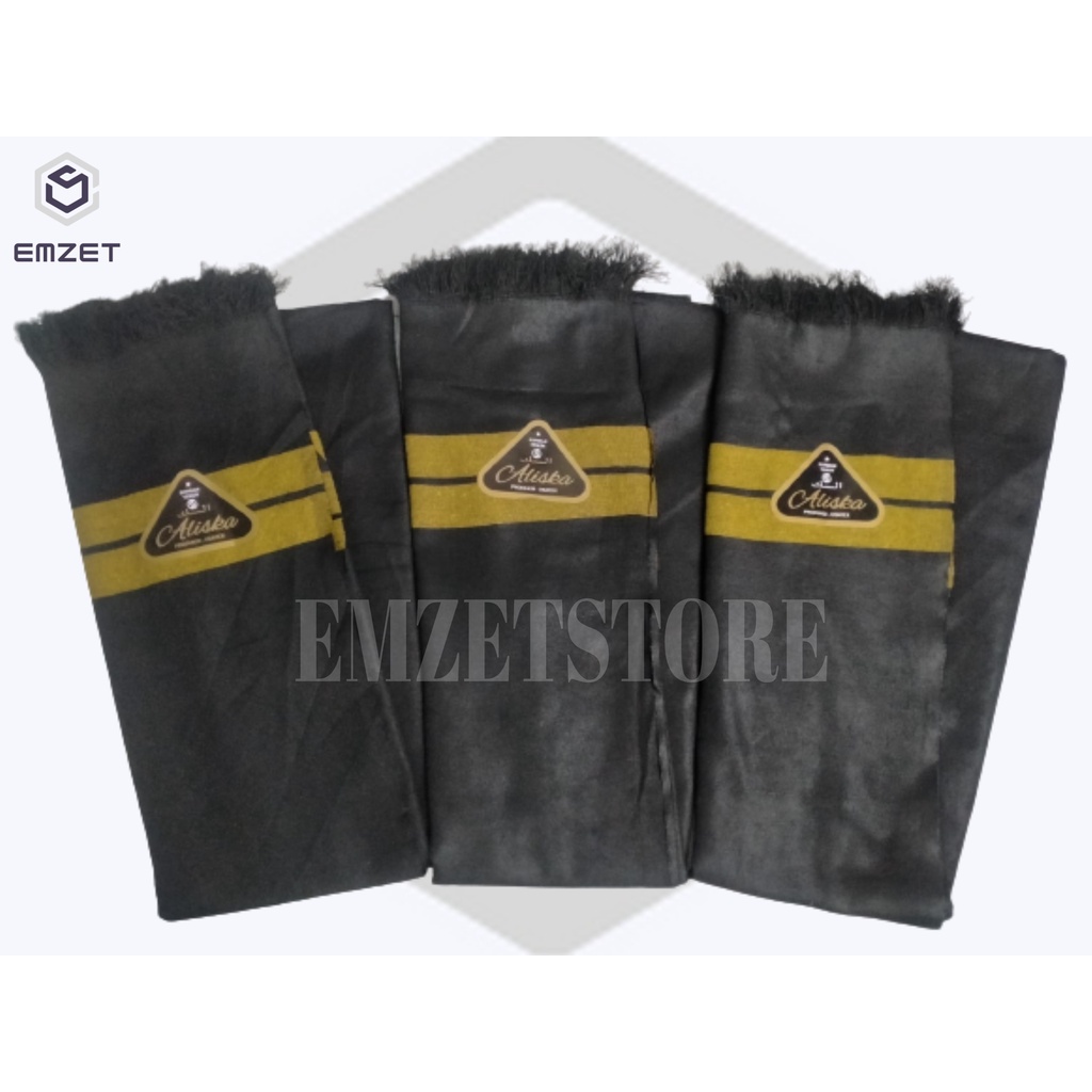 SORBAN ARAFAT JUMBO SORBAN ARAFAT ALISKA FULL HITAM GOLD SORBAN DEWASA