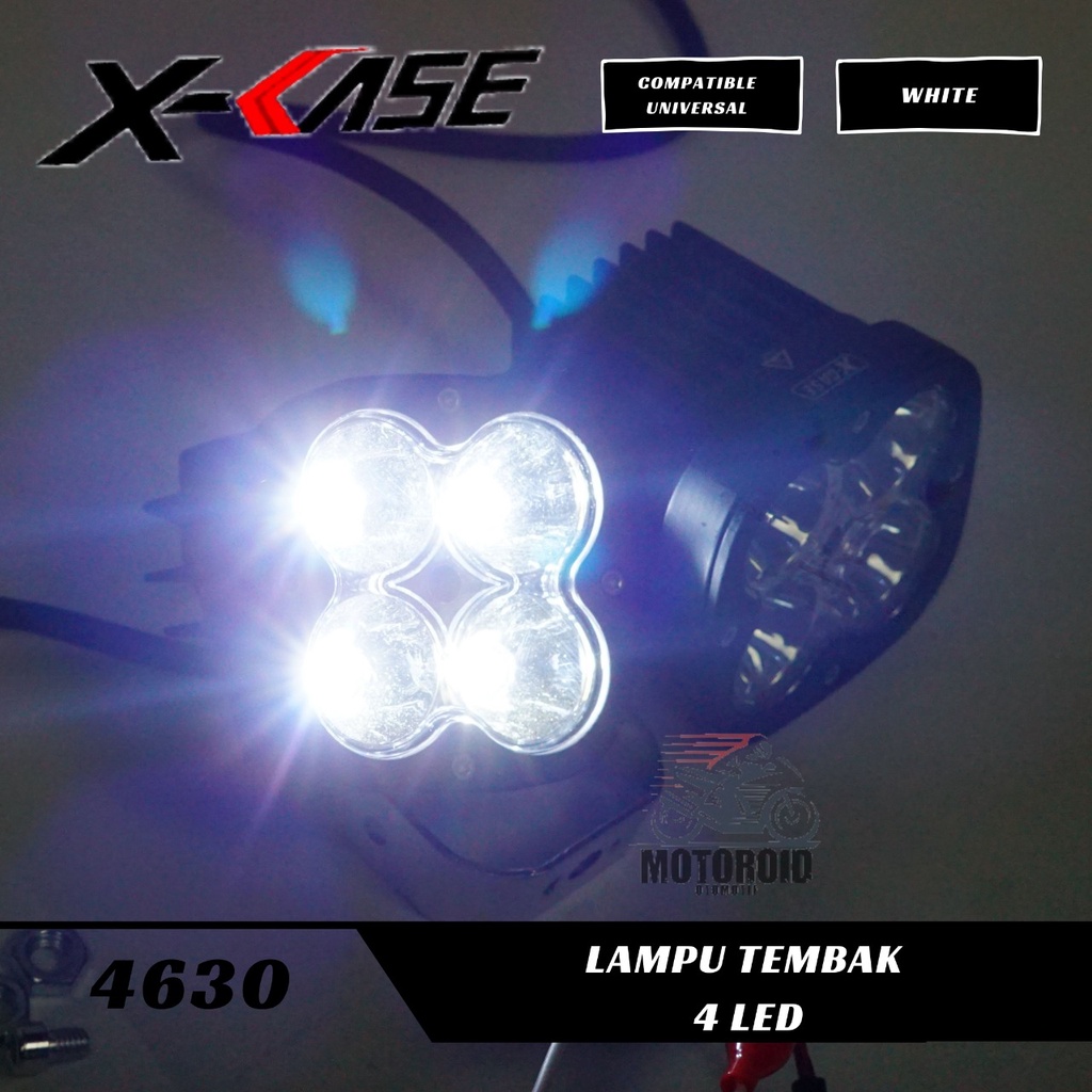 Lampu Sorot Tembak LED Cree Bar CWL 4 Mata Sepasang L4Z 60WAT Spotlight Waterproof Motor Mobil