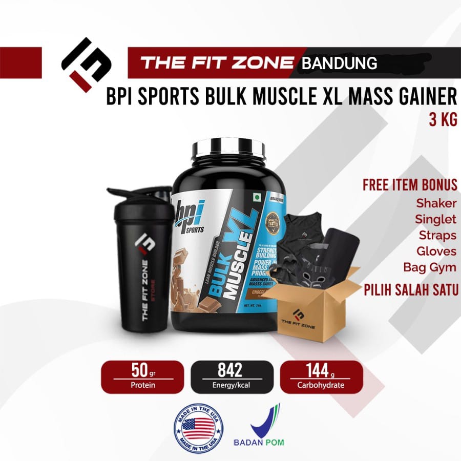 BPI Sports Bulk 3 Kg Muscle XL Gainer Weight Gainer