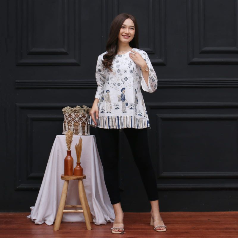 ATASAN BLOUSE BATIK  MBOK GENDHONG || ATASAN BU TEJO