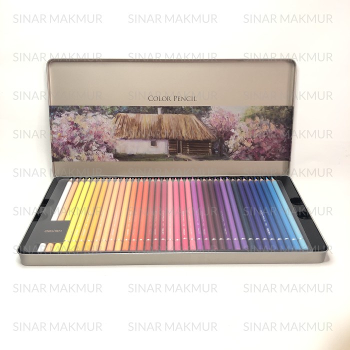

Terlaris ✨ -Color Pencil 72 Color / Pensil Warna 72 Warna DELI 6568 (SET)- 2.1.23