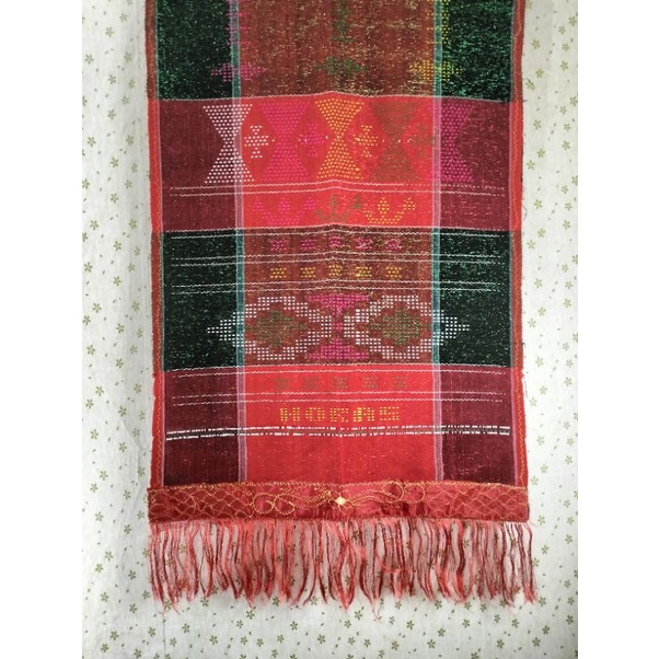 Ulos Sadum Pelangi Dua Mata Hande Hande Selendang Adat Batak