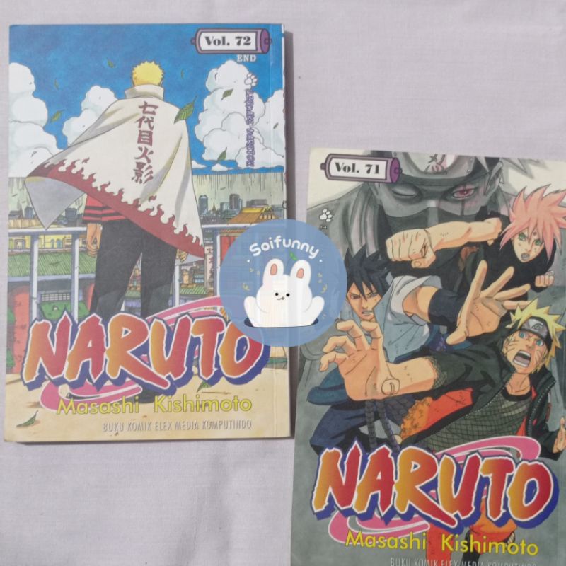 Komik Naruto Vol 71 & 72 ORI