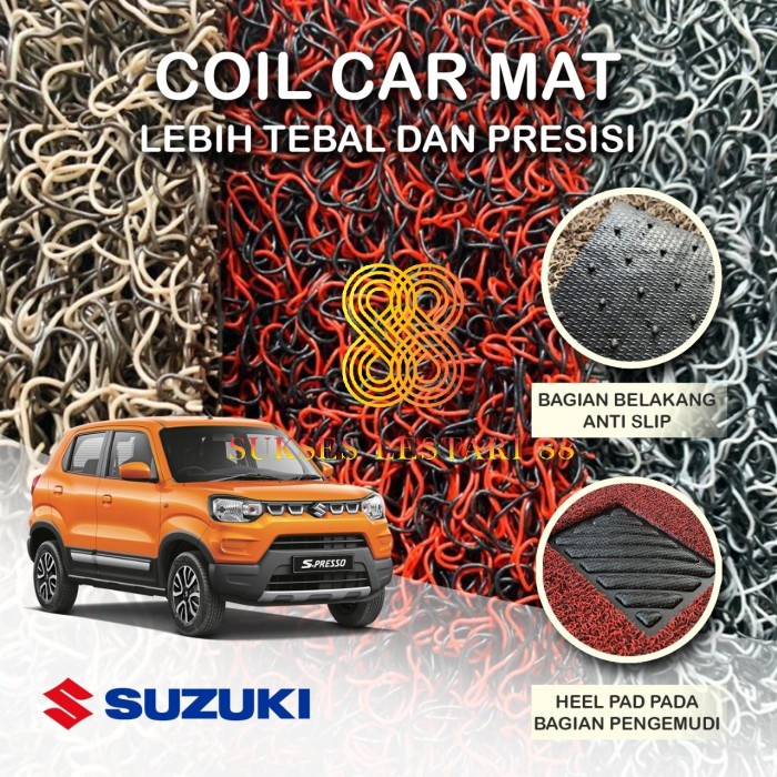 Karpet Mobil Premium SUZUKI SPRESSO SUZUKI S-PRESSO Mie Bihun 2 Warna