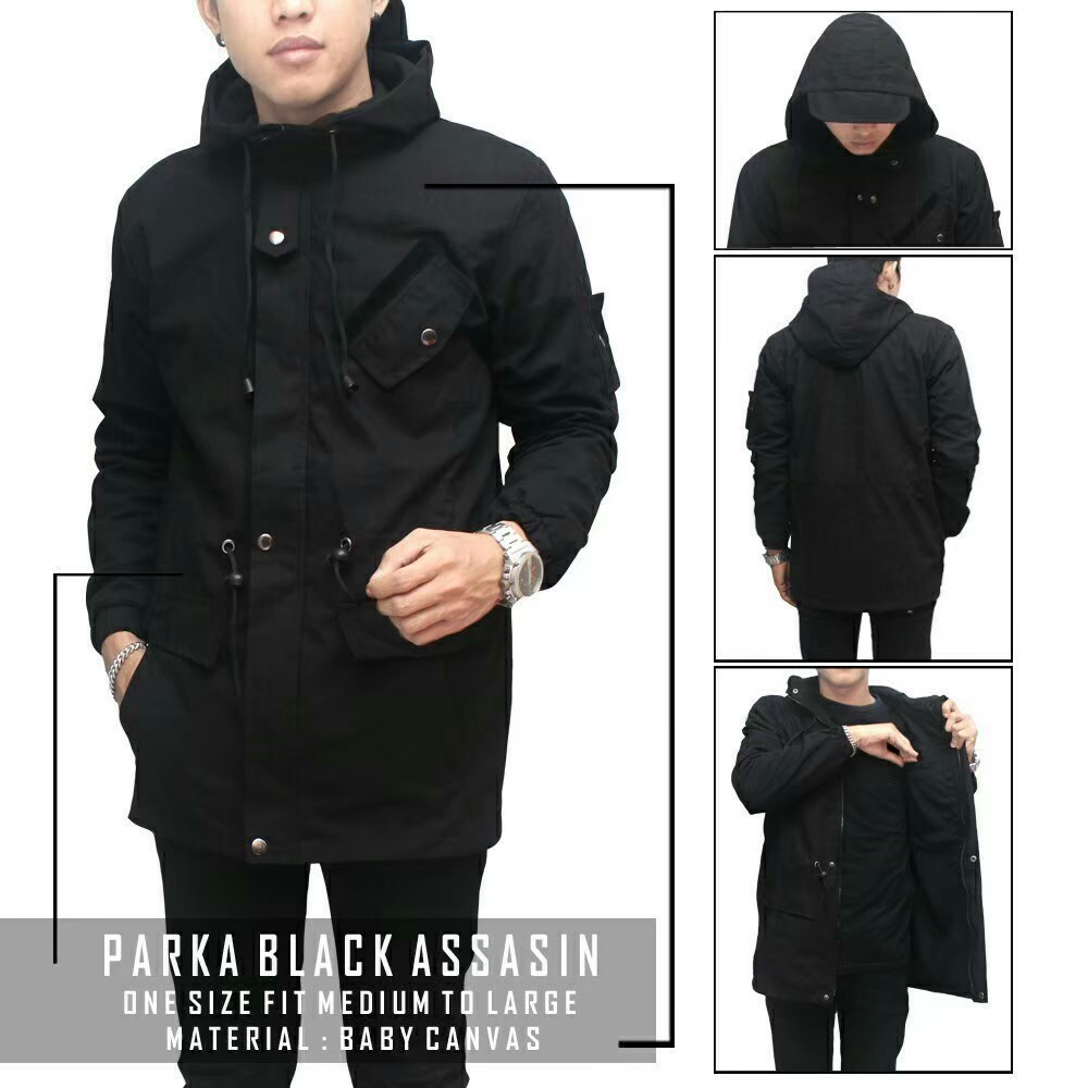 Jaket parka assasin bgsr /Jaket parka pria /Jaket pria distro original /Jaket parka terlaris /Jaket 