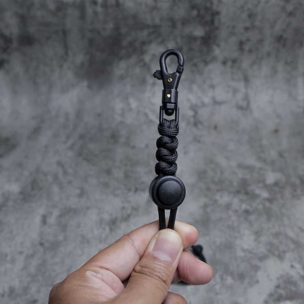 Lanyard Tali Paracord 4mm Kaitan Snaphook Multifungsi Free O Ring 13mm 20mm 40mm Premium Classy Elegan