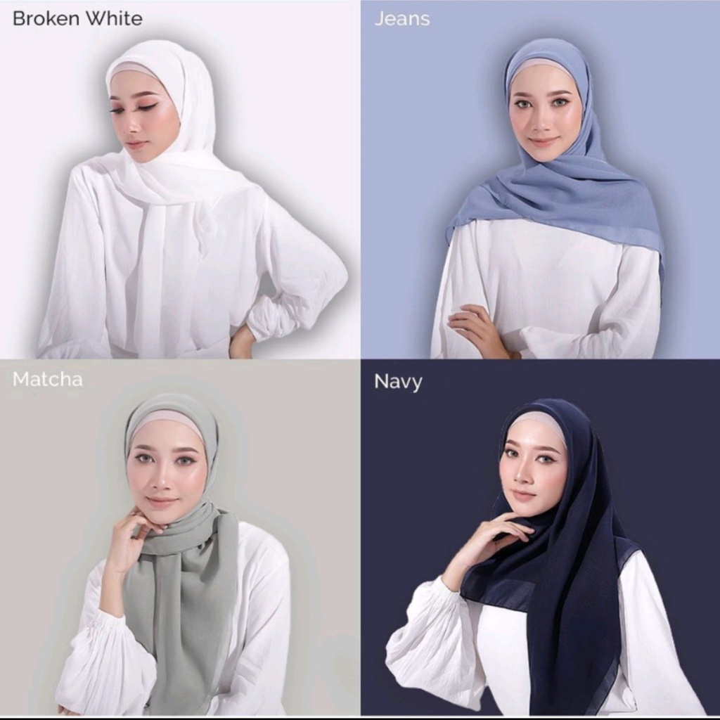 Jilbab Segi Empat | Pashmina Payet Hijab Jilbab Ceruty Premium | Kerudung Pashmina Payet Bando Cantik