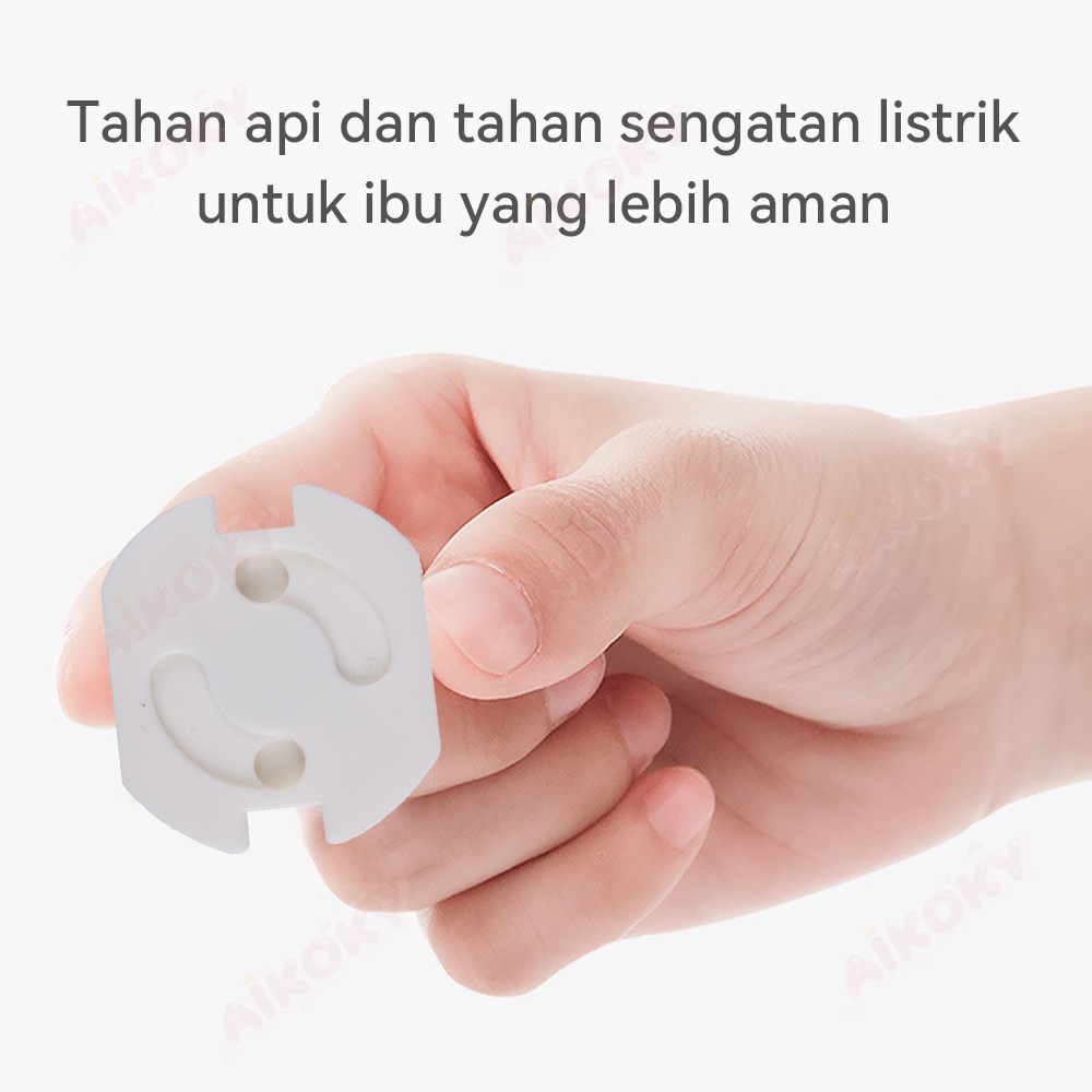 Aikoky Penutup stop kontak dinding dari anak/Pengaman colokan listrik dari bayi