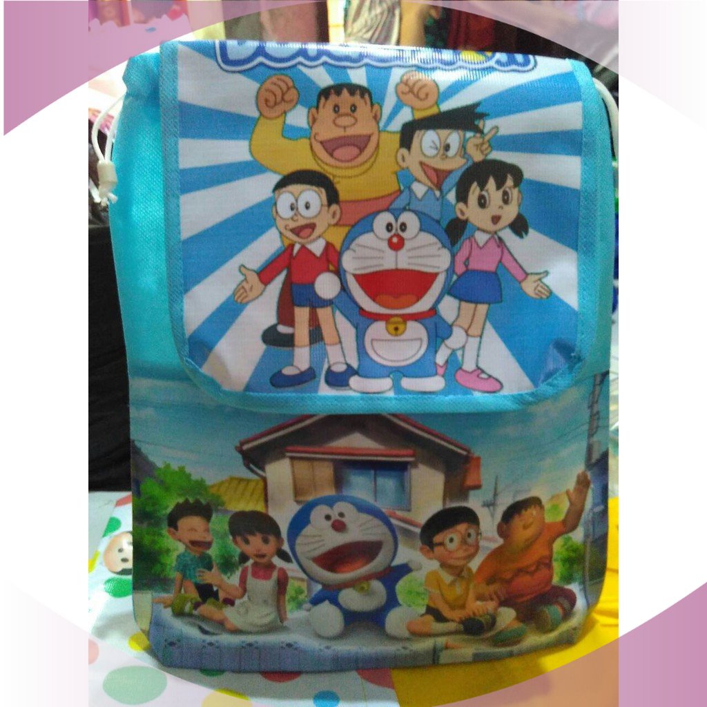 Souvenir Goodie Bag Tas Souvenir Ultah Ransel Doraemon Gemblok Punggung Anak PAUD / TK / SD Tas Ulta