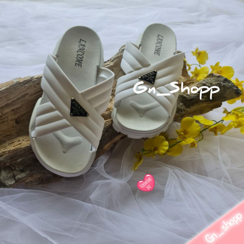 Sandal Wanita Tali Silang PIN SEGITIGA IMPORT Terbaru 023-A7