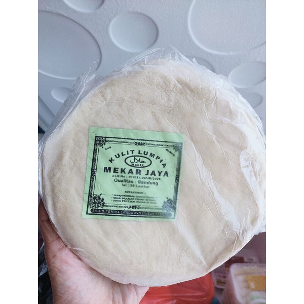 [JAUZAAFROZENFOOD] KULIT LUMPIA MEKAR JAYA ISI 50 LEMBAR (REALPICT)