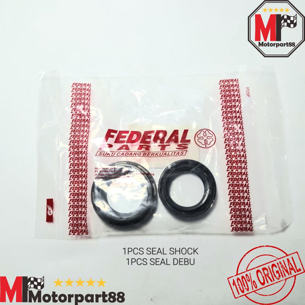 SEAL SIL SOK SHOCK DEPAN GRAND SUPRA KARISMA BEAT VARIO BLADE FEDERAL