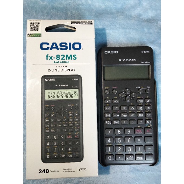 Scientific Calculator Casio fx-82MS | Kalkulator Scientific Casio (Preloved)