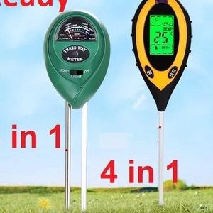 Depan Digital Soil Analyzer Tester Meter Alat Ukur pH Tanah 3 4 in 1
