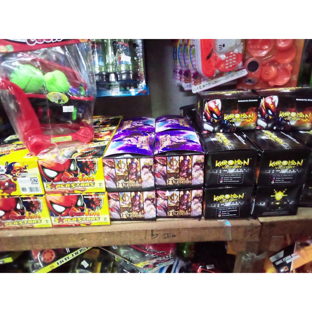 COD 1 Box Mainan Puzzle Kartu Karoman Victory Crazy Birds Dan Mobil Legend Isi 30 Pcs