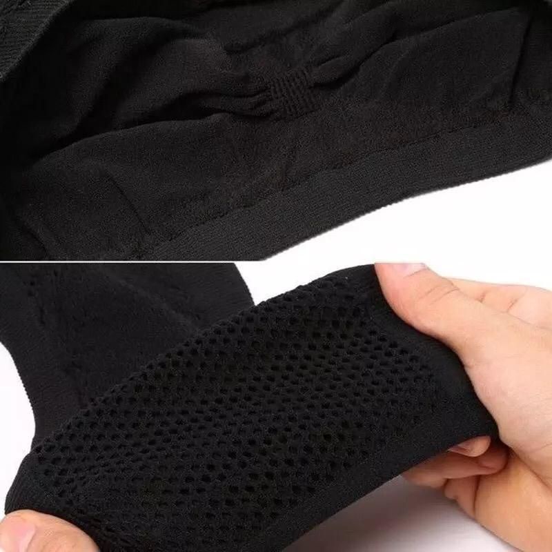 Bra Kemben Seamless Wanita Motif Jaring Belakang Tanpa Tali Anti Slip Bra Sport Tanpa Busa Pakaian Dalam Wanita Terlaris Kekinian