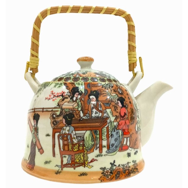 TEKO ANTIK TIONGKOK / TEKO KLASIK / TEKO TEH KERAMIK ORIENTAL CHINA