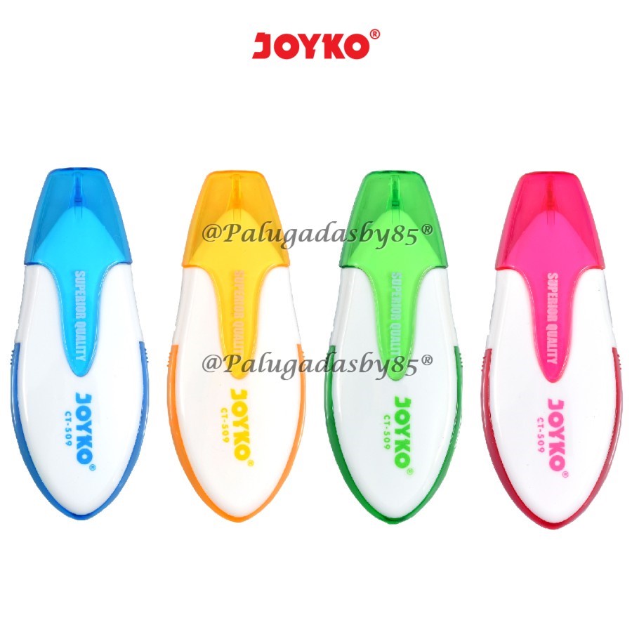 

Correction Tape Joyko CT-509 (1 Biji) (8 M x 5 mm) / Pita Koreksi Joyko CT-509 / Joyko CT 509 / Joyko CT509