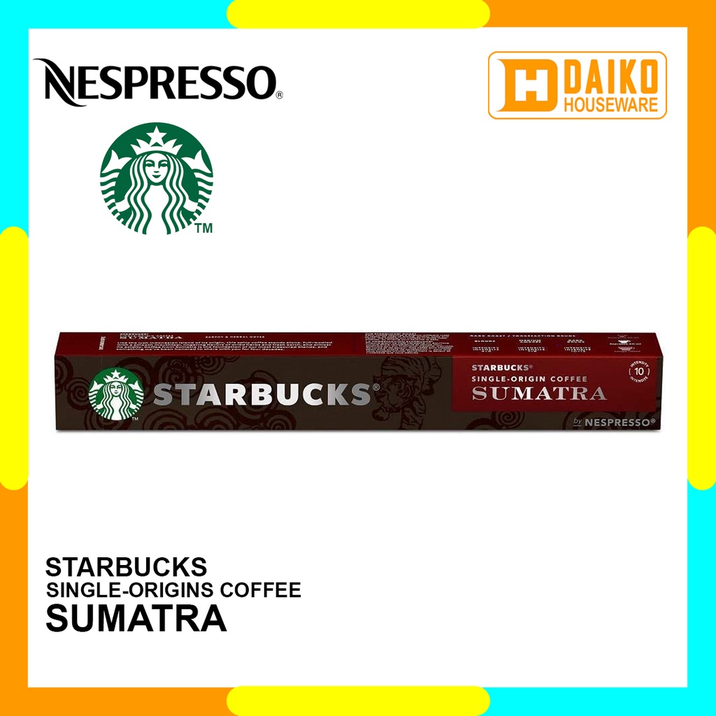 Starbucks Capsule By Nespresso Single Origin Sumatra Coffee Capsules