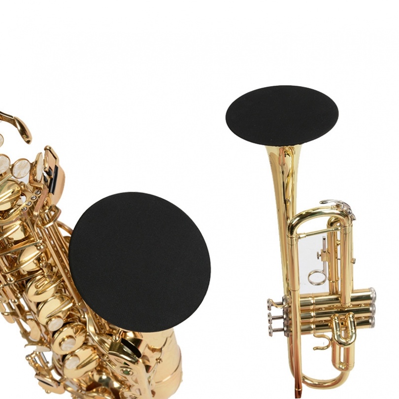 Saxophone Penutup Topi Mute Tanduk Terompet Bahan Katun Polyester Dapat Digunakan Kembali