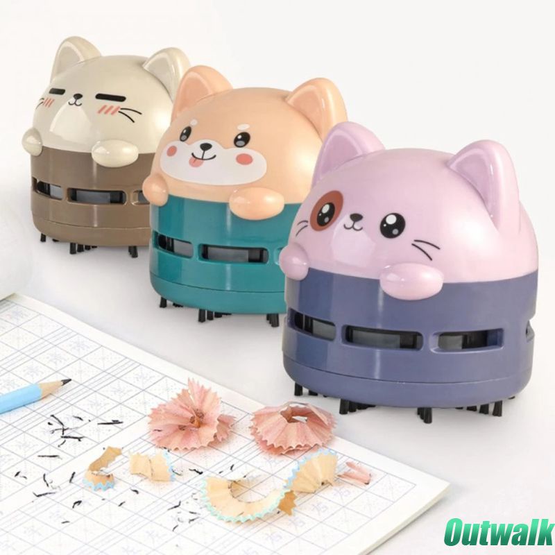 ღ Mini Vacuum Cleaner Handheld Usb Desktop Sweeper Hewan Pola Isi Ulang Vacuum Cleaner Anak-anak Hadiah Ulang Tahun Desktop Debu Alat Pembersih