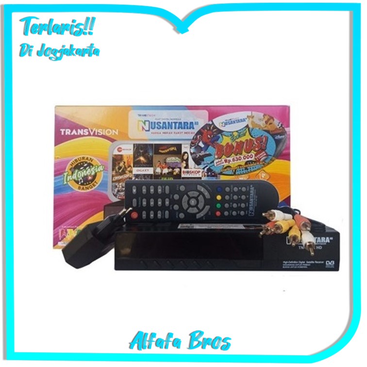 Hot Transvision Nusantara HD Gratis Premium Receiver Termurah